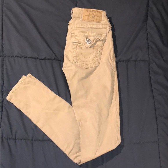 true religion khaki pants womens